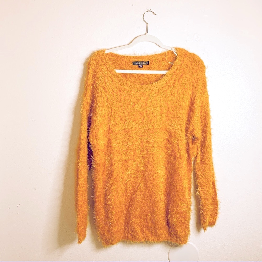 Love Tree Fuzzy Ultra Soft Oversized Sweater